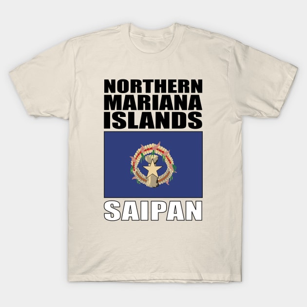 Flag of Northern Mariana Islands T-Shirt by KewaleeTee